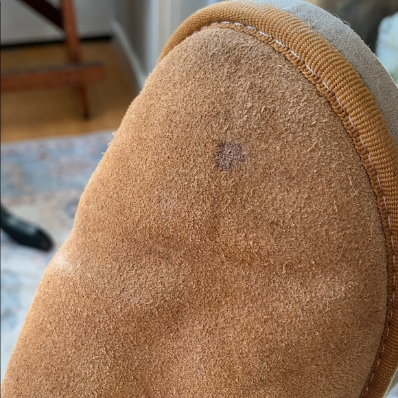 Tall Ugg Nomad ribbon lace up boots sherpa lined suede leather flats - Picture 15 of 16